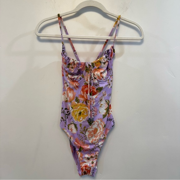 SEAFOLLY Paradise Garden Underwire One-Piece multi color size 12 - Picture 4 of 8